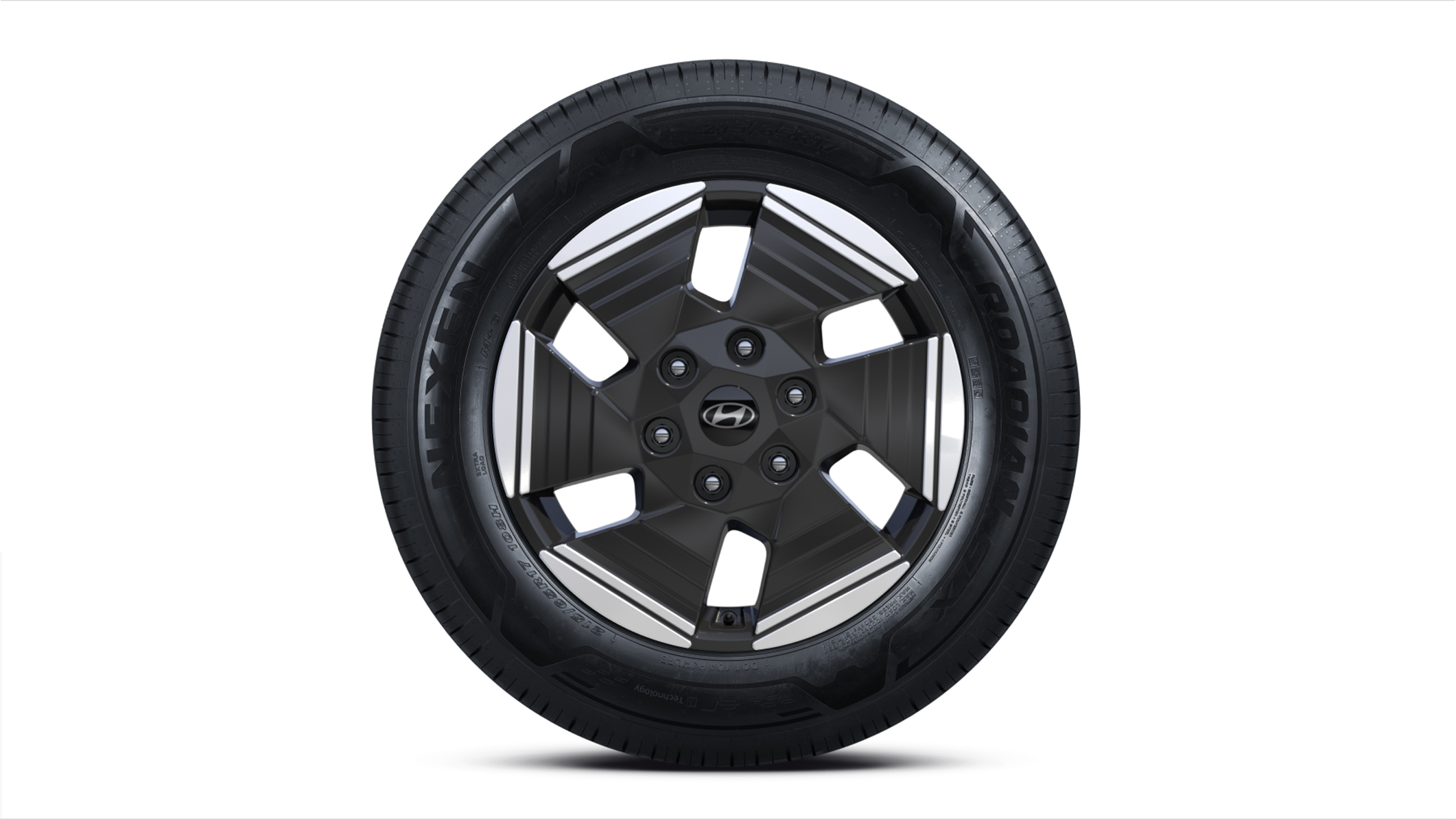 Hyundai STARIA Cargo electric Steel-Wheel. close-up.